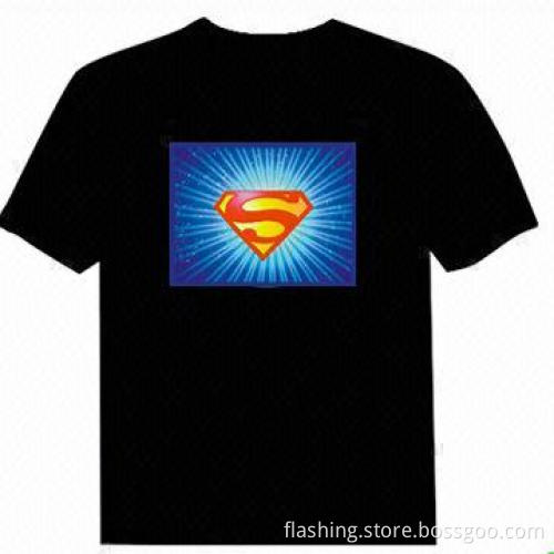 Hot Selling Flashing EL T-shirt